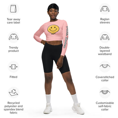 Club1 Promo Smiley Poker Duchess "spring into the action" Crop Top